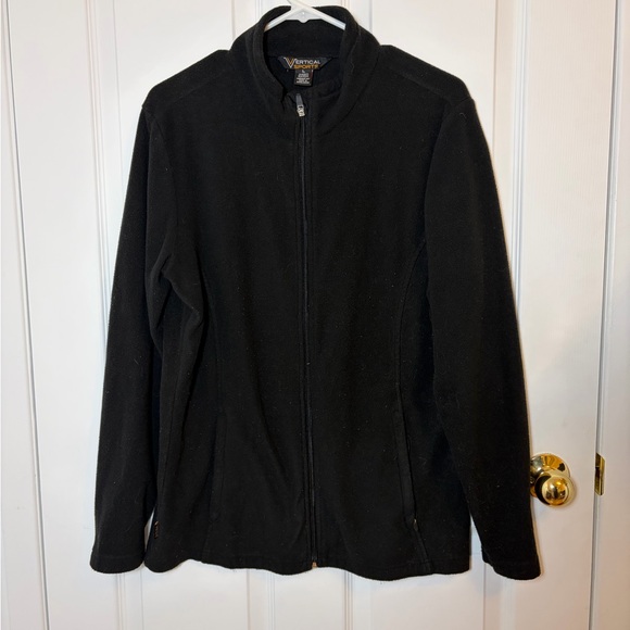 vertical sports Jackets & Blazers - Black Women's Fleece Jacket